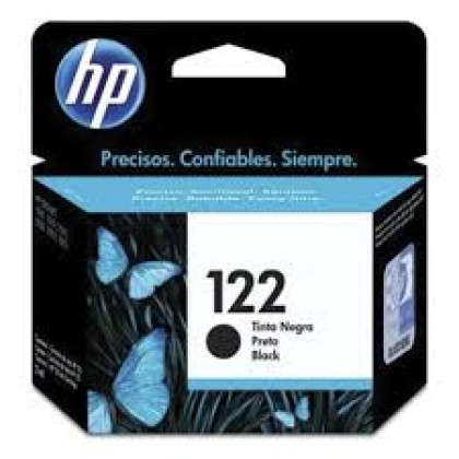 CARTUCHO HP 122 PRETO CH561HB - 2ML - 1000 - J110a; 2000 - J210a; 2050 - J510a; 3050 - J610a; 2060